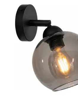 Svietidlá Keter Lighting Nástenné bodové svietidlo UNO 1xE27/60W/230V čierna 1218/22