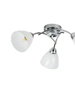 Svietidlá  Prisadené stropné svietidlo CLARA 3xE27/15W/230V v lesklom chróme ML2758