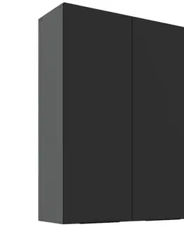 Kuchynské skrinky visiace Kuchynská skrinka Aria-Bl/Ant Anti Fingerprint 80g-108 2f