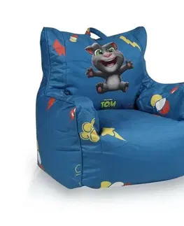 Sedacie vaky a kocky Sedací vak Kreslo Tom TiaHome - fialová