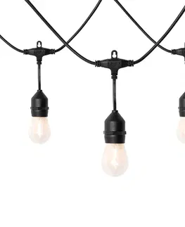 Svetelné reťaze do exteriéru LED svetelný reťazec 10 metrov 10 svetiel jasný IP44 - Chill