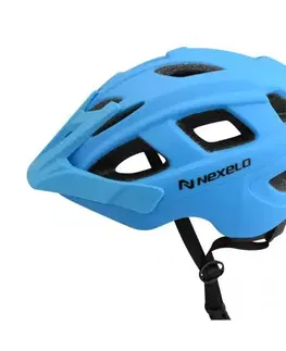 Helmy a prilby na in-line Detská cyklo prilba Nexelo Kids modrá - M (53-55)