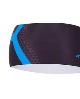 Čelenky Športová čelenka Attiq Lycra Thermo Vertical Blue