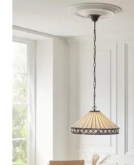 Svietidlá Endon 111961 - Luster na reťazi Tiffany FARGO 3xE27/10W/230V pr. 50 cm 111961