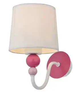 Nástenné svetlá Nástenná lampa 1X60W E27 biela BEBE