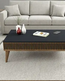 Konferenčné stolíky Konferenčný stolík Mila Anthracite and Walnut