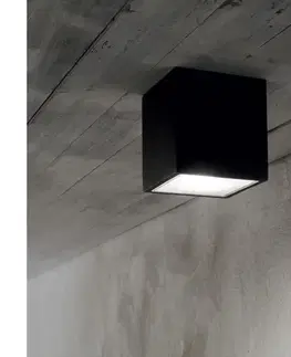 Svietidlá Ideal Lux - Vonkajšie bodové svietidlo TECHO 1xGU10/20W/230V 15x15 cm IP54 čierne 251530