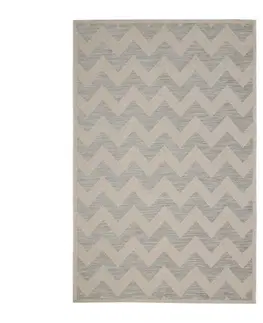 Koberce Koberec Modern Chevron beige/ice blue 160x230 cm