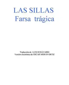 Dráma, divadelné hry, scenáre Las sillas - Eugéne Ionesco