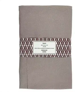 Bytový textil Obrus SAGA svetlošedá 160 easy care