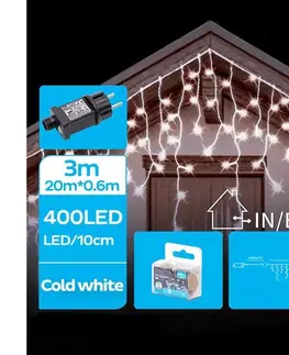 LED osvetlenie Brilagi - LED vonkajšia reťaz 400xLED/8 režimov 23x0,6m IP44 studená biela B10303ACDD