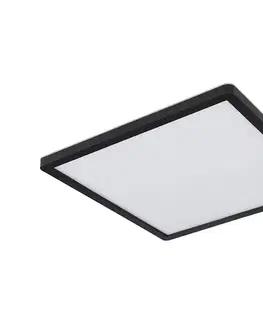 Svietidlá Globo 41563-24B - LED Kúpeľňové stropné svietidlo SAPANA LED/24W/230V IP44 čierna 41563-24B