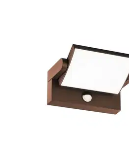 LED osvetlenie Ideal Lux -LED Vonk. nást. svietidlo so s. SWIPE LED/21W/230V CRI 90 IP54 hnedá 307176