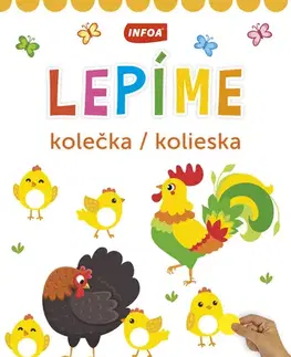 Nalepovačky, vystrihovačky, skladačky Lepíme kolečka / kolieska - žlutý sešit / žltý zošit (CZ/SK vydanie)