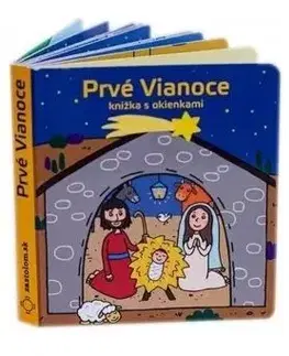 Náboženská literatúra pre deti Prvé Vianoce - knižka s okienkami - Drahoslava Kečkéšová