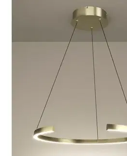 Svietidlá Eglo 390516 - stmievateľný LED luster na lane LABONETE LED/24,8W/230V zlatý + DO 390516