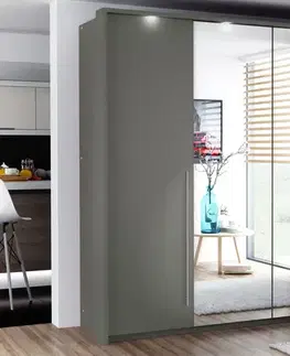 Šatníkové skrine REMA  210 moderná šatníková skriňa, lava