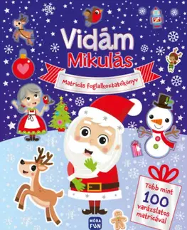 Nalepovačky, vystrihovačky, skladačky Vidám Mikulás