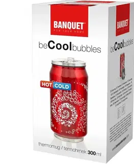 Termosky a termohrnčeky Banquet Termoska BE COOL Bubbles, 300 ml