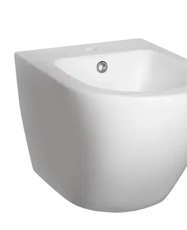 Záchody KERRA - Bidet závesný Delos (biele lesklé) 5907548117281