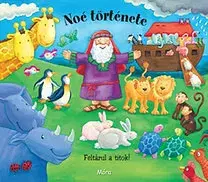 Leporelá, krabičky, puzzle knihy Noé története - Lapozó - Feltárul a titok! - Jane Brett