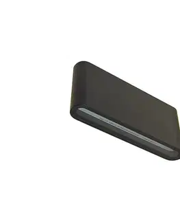 Svietidlá  LED Vonkajšie nástenné svietidlo FLOW LED/6W/230V IP54 4000K antracit SKU013637