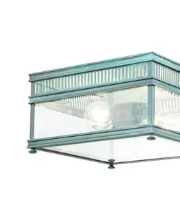 Záhradné lampy Elstead HOLBORN-F-VDG - Vonkajšie svietidlo HOLBORN 2xE27/60W/230V IP44 tyrkysové HOLBORN-F-VDG