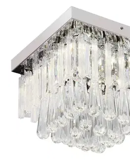 Stropná svetla Stropné svietidlo Vidro, plafond 18W, LED, chróm