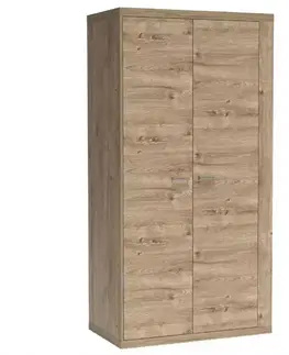 Šatníkové skrine Skriňa Natural N-1 2D Ribbeck