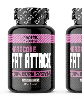 Komplexné spaľovače 1+1 Zadarmo: Hardcore Fat Attack - Protein Nutrition 100 kaps. + 100 kaps.