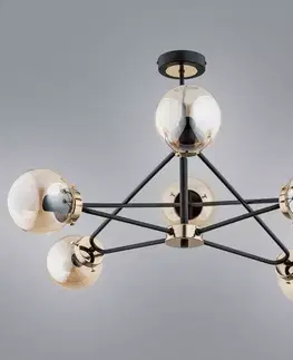 Moderné lampy do obývačky Luster Sagito Mosadz 25626 LW6