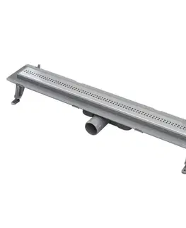 Sprchové kúty Odvodnenie líniové Cubik ABS+Inox 700