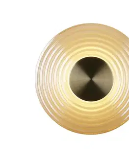 Svietidlá Searchlight 32210AM - LED Stmievateľné nástenné svietidlo CLEO LED/9,4W/230V mosadz 32210AM