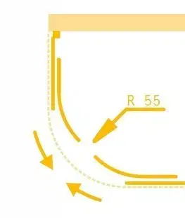 Sprchovacie kúty OLSEN SPA - Sprchovací kút SMART - MURO - Farba rámu zásteny - Hliník chróm, Rozmer A - 80, Rozmer B - 80, Smer zatváranie - Univerzálny Ľavé / Pravé, Výplň - Číre bezpečnostné sklo - 4/6 mm OLBMUR80CCBV