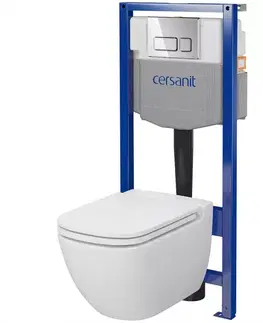 Sanitárna keramika Podomietková zostava Caspia B981 tlačidlo chróm mechanický
