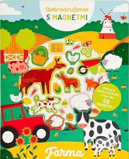 3D, magnetické, priestorové knihy Dobrodružstvo s magnetmi: Farma