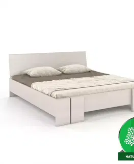 Dvojlôžkové postele Posteľ borovicová Skandica Vestre maxi 120X200 biela