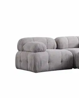 Sedacie súpravy Rohová sedacia súprava / Rohová pohovka Petite 2 - Light Grey