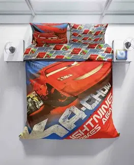 Detské obliečky Obliecky Disney Cars 140x200cm+80x70cm Setino Tiahome