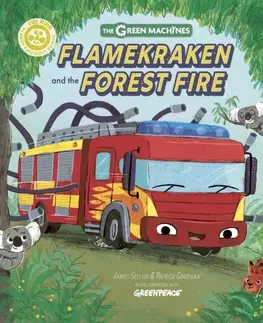 Leporelá, krabičky, puzzle knihy Flamekraken and the Forest Fire - James Sellick