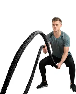 Ostatné fitness náradie Posilňovacie lano inSPORTline Wave Rope 38 mm - 15 m