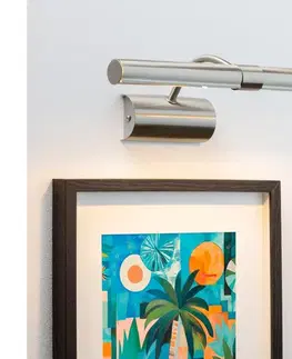 Svietidlá BRILAGI - LED Obrazové svietidlo DANAE 2xE14/4W/230V 3000K matný chróm BG0810+2xAI0848