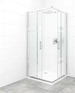 Sprchovacie kúty Sprchovací kút štvorec 90x90 cm SAT TEX SATBKTEXQ90CRS SATBKTEXQ90CRS