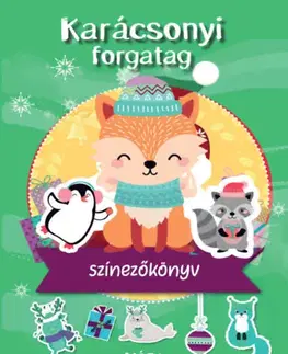 Nalepovačky, vystrihovačky, skladačky Karácsonyi forgatag - Színezőkönyv