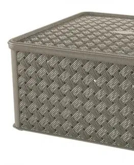 Úložné boxy Kinekus Box plastový 13L, mokka, "Arianna" TONTARELLI