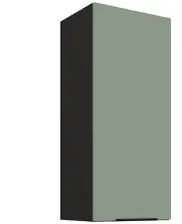 Kuchynské skrinky visiace Kuchynská skrinka Aria-SA/BL anti fingerprint 40G-90 1F