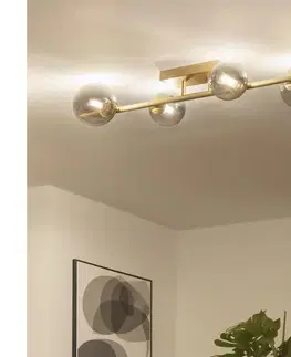 Svietidlá BRILAGI - LED Prisadený luster MILLA 4xG9/3W/230V zlatá/dymová 7010-4GS