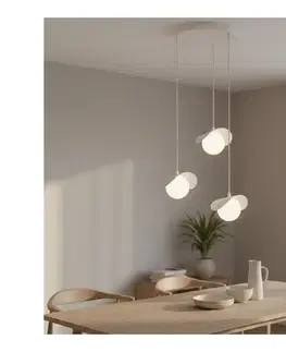 Svietidlá EMIBIG Luster na lanku RITUAL 3xG9/8W/230V biela 1584/3PREM