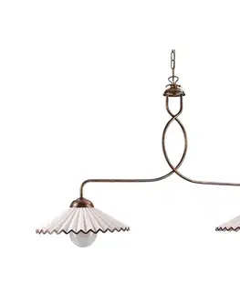 Svietidlá ONLI - Luster na reťazi ROSINA 2xE27/22W/230V bronzová 4257/2B