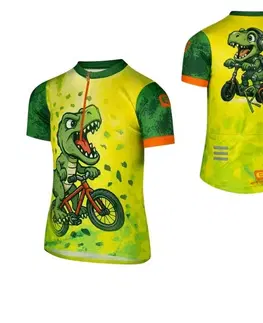 Cyklistické dresy Detský cyklo dres Etape Rio zelená - 116/122